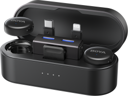 Микрофон Безжична система микрофони BOYA BOYALINK 3-01 with lightning+USB-C +3.5mm TRS plug