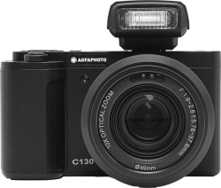Фотоапарат Компактна дигитална камера AgfaPhoto Realishot C130 Bridge Camera, Черна