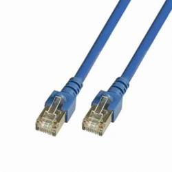 Медна пач корда EFB Elektronik MegaC, CAT.5e FTP, 2xRJ45, син, 3.0 м