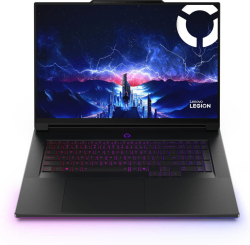 Лаптоп Lenovo Legion 9 18IAX10, Core Ultra 9 275HX, 2TB SSD NVMe, 64GB DDR5, GeForce RTX 5090 24 GB, 18" 3840x2400, Win 11 Pro, Черен