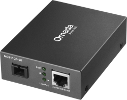 Конвертор TP-LINK MC212CS-20, 1GbE RJ45 към Gigabit SM SC