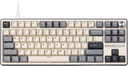 Клавиатура ROYAL KLUDGE R87Pro Half Grey Gaming Keyboard Creamy switch