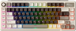 Клавиатура ROYAL KLUDGE RK L75 Mocha Grey Gaming Keyboard Cream switch