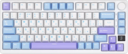 Клавиатура ROYAL KLUDGE RK-M75 Taro Milk Gaming Keyboard K Silver switch