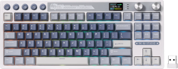 Клавиатура ROYAL KLUDGE RK M87 Ocean Blue Gaming Keyboard Cream switch
