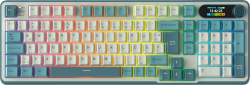 Клавиатура ROYAL KLUDGE RK-S98 Light Cloud Gaming Keyboard Chartreuse switch