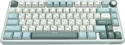 Клавиатура ROYAL KLUDGE R75 Sky Cyan Gaming Keyboard K silver switch