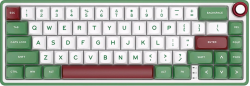 Клавиатура ROYAL KLUDGE R65 Green sand Gaming Keyboard Chartreuse switch