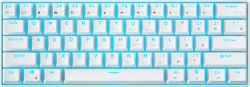 Клавиатура ROYAL KLUDGE RK61 White Gaming Keyboard Red switch