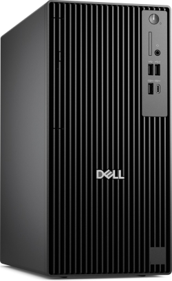 Компютър Dell Pro Tower Plus QBT1250, Core Ultra 5 235, 16GB DDR5, 512GB SSD, 10/100/1000 Mbps, 3х DisplayPort, USB Type-C, Ubuntu, Tower,Черен