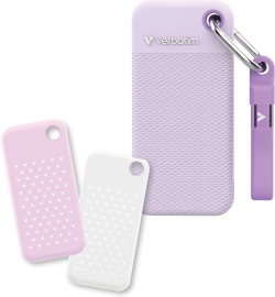 Хард диск / SSD Verbatim Pocket SSD USB 3.2 Gen 2 1TB Purple incl. two rubber sleeves