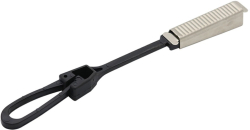  Метален държач за FTTH Drop кабел + пластмасова кука, 2-5 mm, 1kN