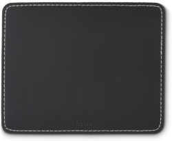 Подложка за мишка HAMA Пад за мишка Leather look, Черен