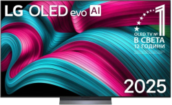 Телевизор LG OLED77C51LA, 75" UHD OLED evo, 4K (3840 x 2160), DVB-C-T2-S2, 120Hz, ThinQ AI, HDR10, Wi-Fi 6, Bluetooth, Airplay 2