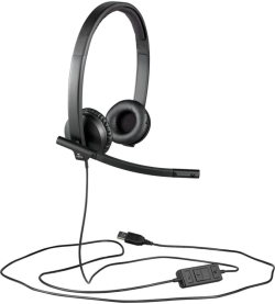 USB слушалки Logitech H570e Stereo
