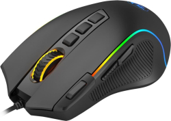 Геймърска мишка Redragon Predator, RGB осветление, черна