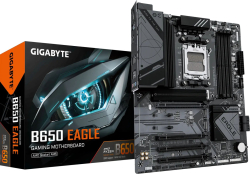 Дънна платка GIGABYTE B650 EAGLE, AM5, 4х DDDR5, 10/100/1000/2500 Mb/s, HDMI, DisplayPort, ATX