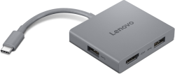 Докинг станция LENOVO USB-C hub Gen2, 4 в 1, 2x USB, 1x HDMI, 1x 3.5mm audio jack