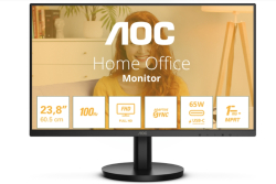 Монитор AOC 24B3CA2, 23.8" IPS WLED, 1920x1080@100Hz, 4ms GtG, 1ms MPRT, 250cd m/2, 1300:1, HDMI, USB hub