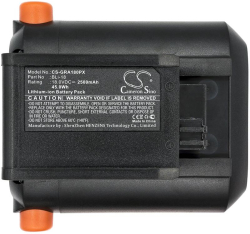 Батерия  акумулаторен тример Gardena 881, 8866, Accu Hedge Trimmer EasyCut Li-18-50  LiIon 18V 2500mAh Cameron Sino