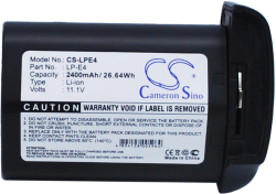 Батерия за камера CANON LPE4  LiIon 11.1V 2400mAh  Cameron Sino