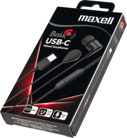 Слушалки MAXELL тапи EB10 BASS 13 USB-C
