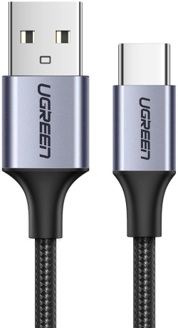 Кабел Ugreen US288 60126 USB-A към USB-C – 1 м - сив