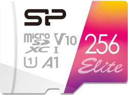 Карта памет Silicon Power Elite, 256GB, microSDHC/SDXC, U1 V10, Full HD 1080p