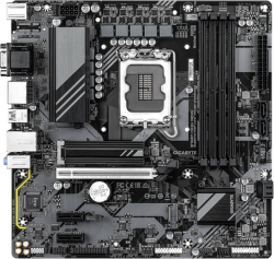 Дънна платка GIGABYTE B760M DS3H GEN5 1.0, 4xDDR5, 4xSATA3, RAID, HDMI, 2DP, VGA, 2xM2, GLAN, 1xPCIEx16, 2xPCIEx1