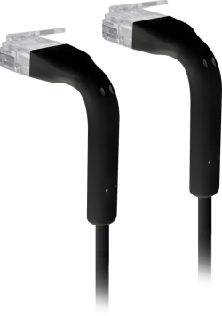 Пач кабел Ubiquiti UniFi Ethernet, 0.1 м, черен