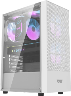 Darkflash кутия Case ATX - A290 White - 3 x 120 mm RGB fans included
