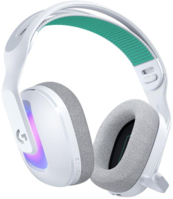 Геймърски слушалки Logitech G522 Lightspeed Wireless RGB, Микрофон, Бели