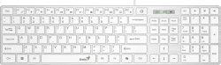 Genius клавиатура Slim Keyboard SlimStar 126 White - Copilot, Low profile Chocolate