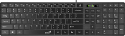Genius клавиатура Slim Keyboard SlimStar 126 Black - Copilot, Low profile Chocolate