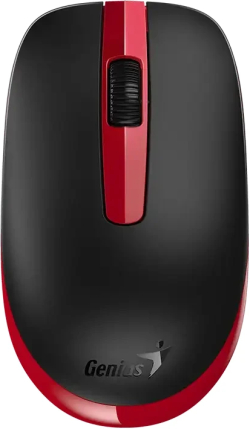 Genius безжична мишка Wireless Mouse - NX-7007 Red - 2.4GHz