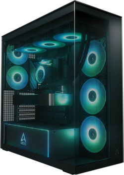 Arctic кутия Case E-ATX - Xtender (Black) - 5 A-RGB Fans included
