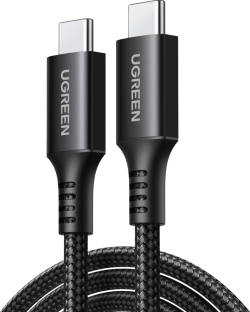 Кабел Ugreen US567 15373 USB-C към USB-C, 60W, 1м