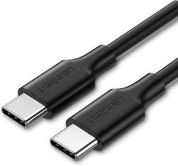 Кабел Ugreen US286 50997 USB-C-USB-C 3А,DATA,1м - черен