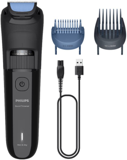 Тример PHILIPS Beard trimmer series 3000 70 minutes cordless use - 4 hours charging