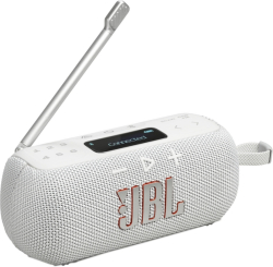 JBL TUNNER3 WHT Portable DAB-DAB+-FM radio with Bluetooth