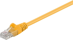  Goobay patch cable U-UTP 5e, PVC yellow, 1.5 m
