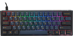 Клавиатура Professional Gaming Mechanical Keyboard One 3 Pro Mini Nazca Line - 8K, Cherry MX2A RGB Speed Silver