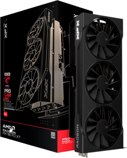 Видеокарта XFX Swift AMD Radeon RX 9070XT Triple Fan 16GB GDDR6 256-bit HDMI 3x DP, SI ONLY