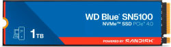 Хард диск / SSD WESTERN DIGITAL Blue SN5100 1TB, M.2 2280 PCIe Gen4 x4 NVMe