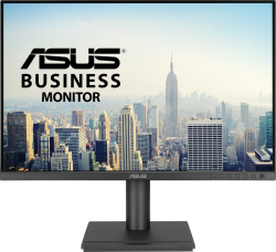Монитор ASUS BE248CFN, 24.1" 100Hz, FHD (1920x1200) 16:9, 1x DP, 1x HDMI, 4x USB 3.2 Gen 1 Type-A, RJ45, Черен