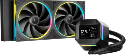 DeepCool водно охлаждане Water Cooling LM240 - 2.4 inch IPS Display, Addressable RGB