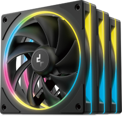 DeepCool Комплект вентилатори Fan Pack 3-in-1 3x120mm - FL12 SE 3IN1 - Luminous Halo ARGB