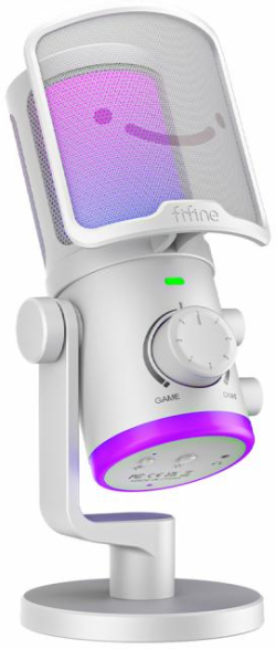 Настолен микрофон FIFINE AM6 RGB - White