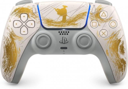 Мултимедиен продукт Безжичен контролер Sony DualSense - Ghost of Yotei Gold Limited Edition