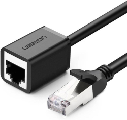 Мрежов кабел Ugreen Ethernet RJ45 Cat 6 FTP 1000Mbps 2м (NW112 11281) - черен